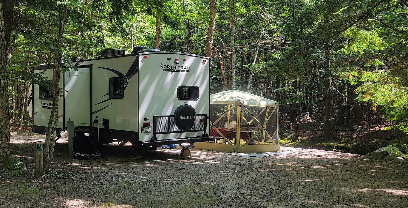 Shady brook side RV site